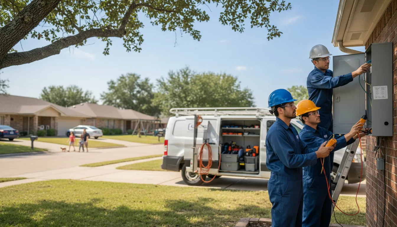 Certified electrician providing emergency electrical services in Redgranite, WI
